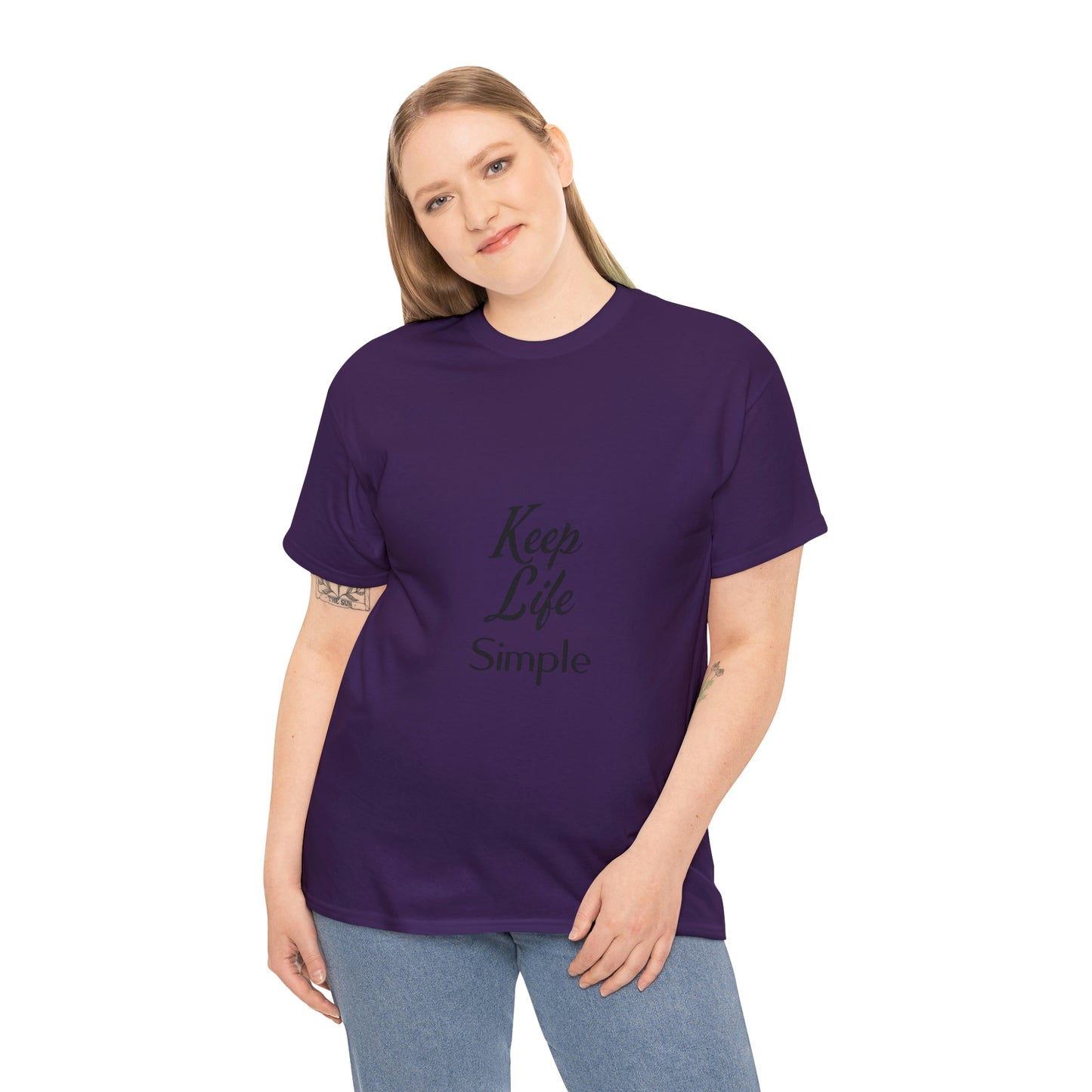 Keep Life Simple Unisex Heavy Cotton Tee