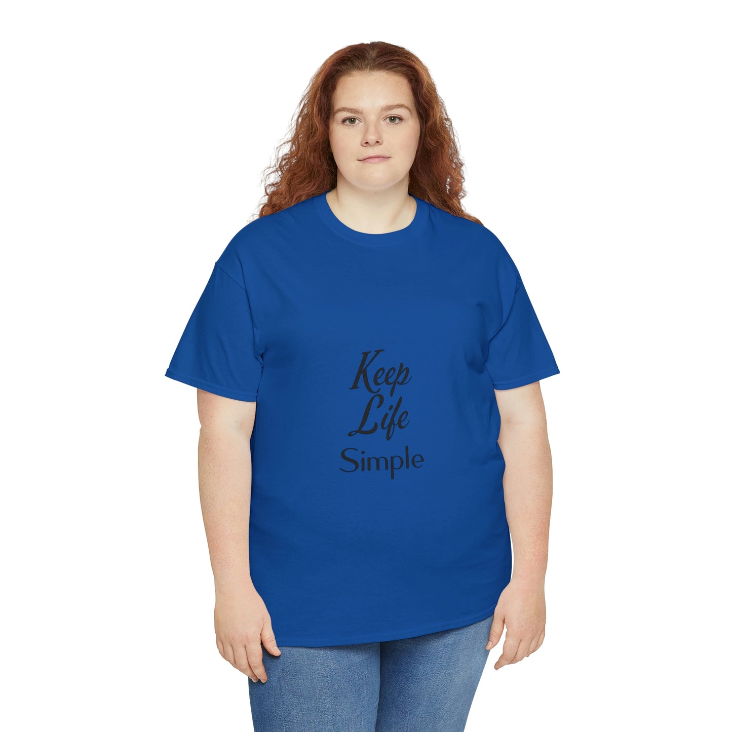 Keep Life Simple Unisex Heavy Cotton Tee