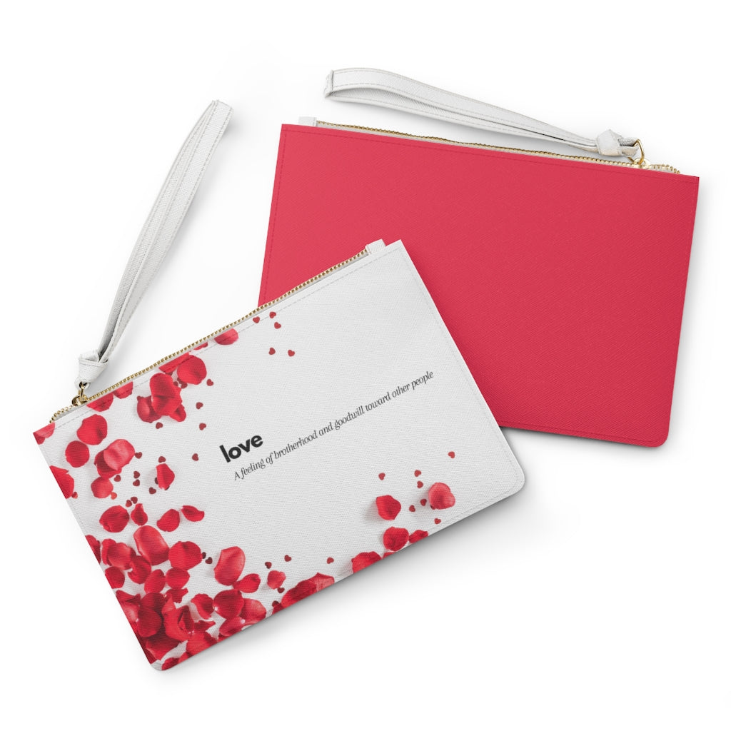 Petals And Love Clutch Bag
