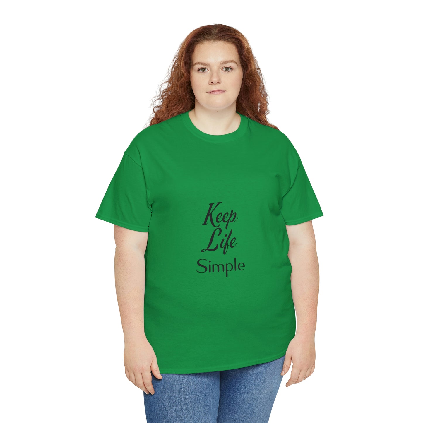 Keep Life Simple Unisex Heavy Cotton Tee