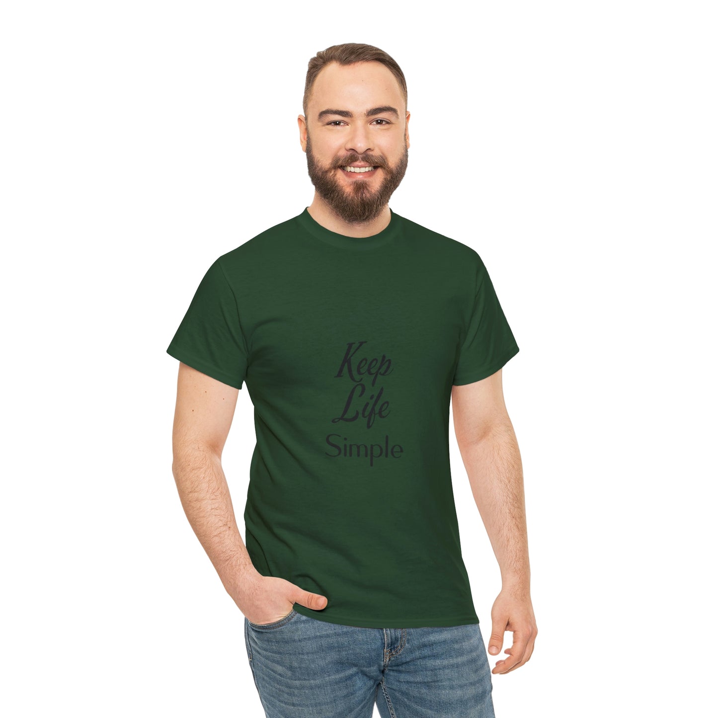 Keep Life Simple Unisex Heavy Cotton Tee