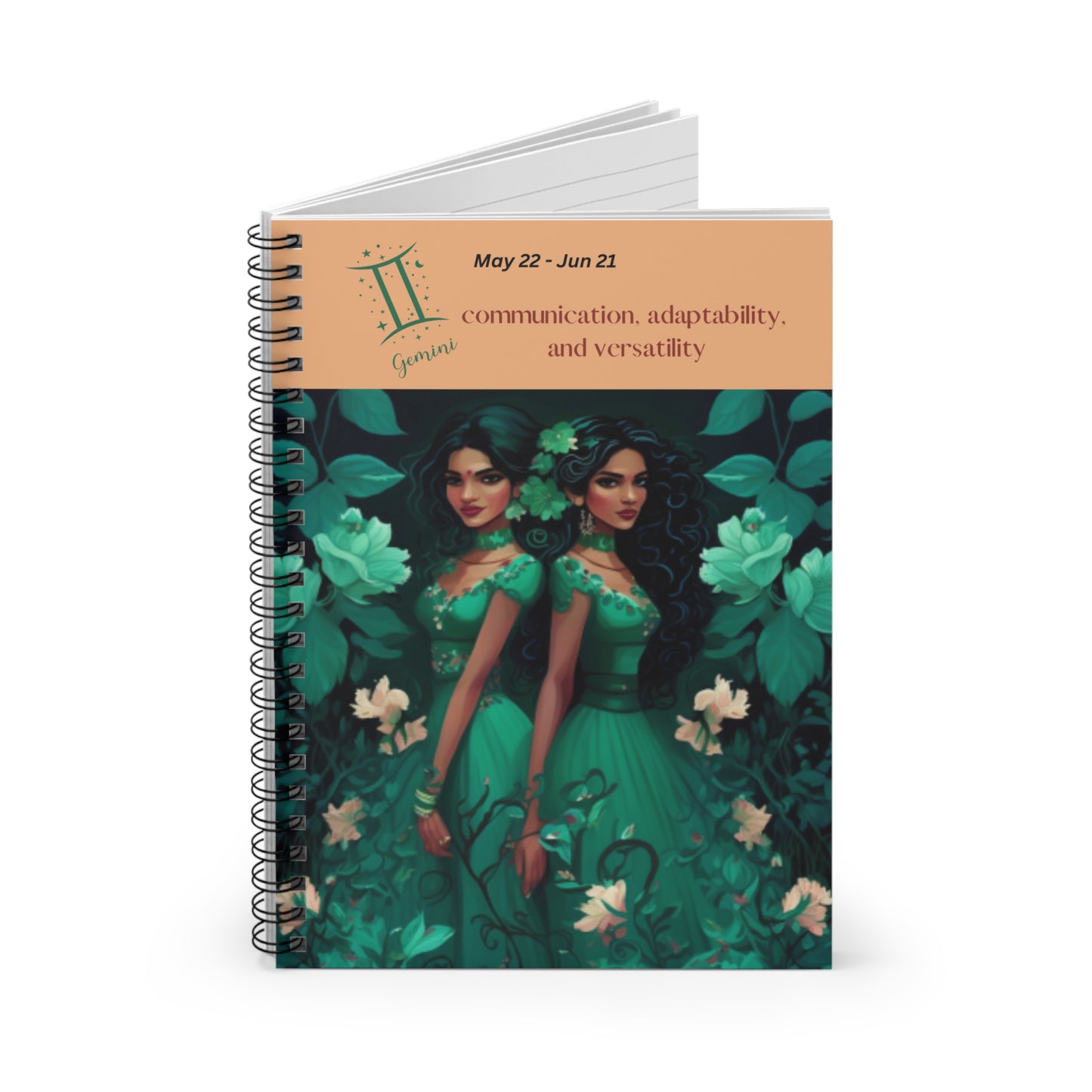 Astrology Collection (Gemini) - Middle Eastern and Indian Culture Journal - Ruled Line