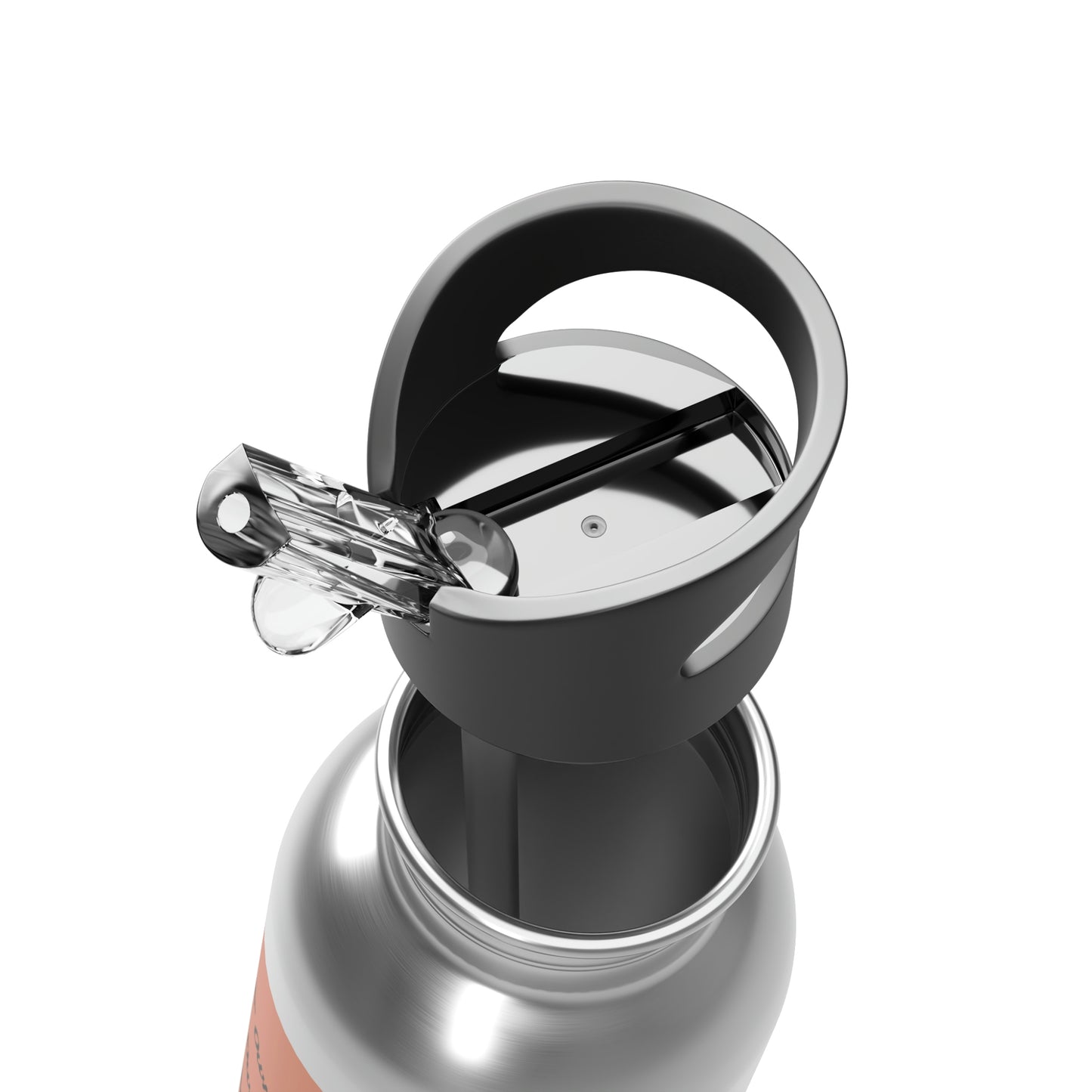 Be The CEO Of Your Own Life (Caucasian) - Stainless Steel Water Bottle With Straw, 20oz