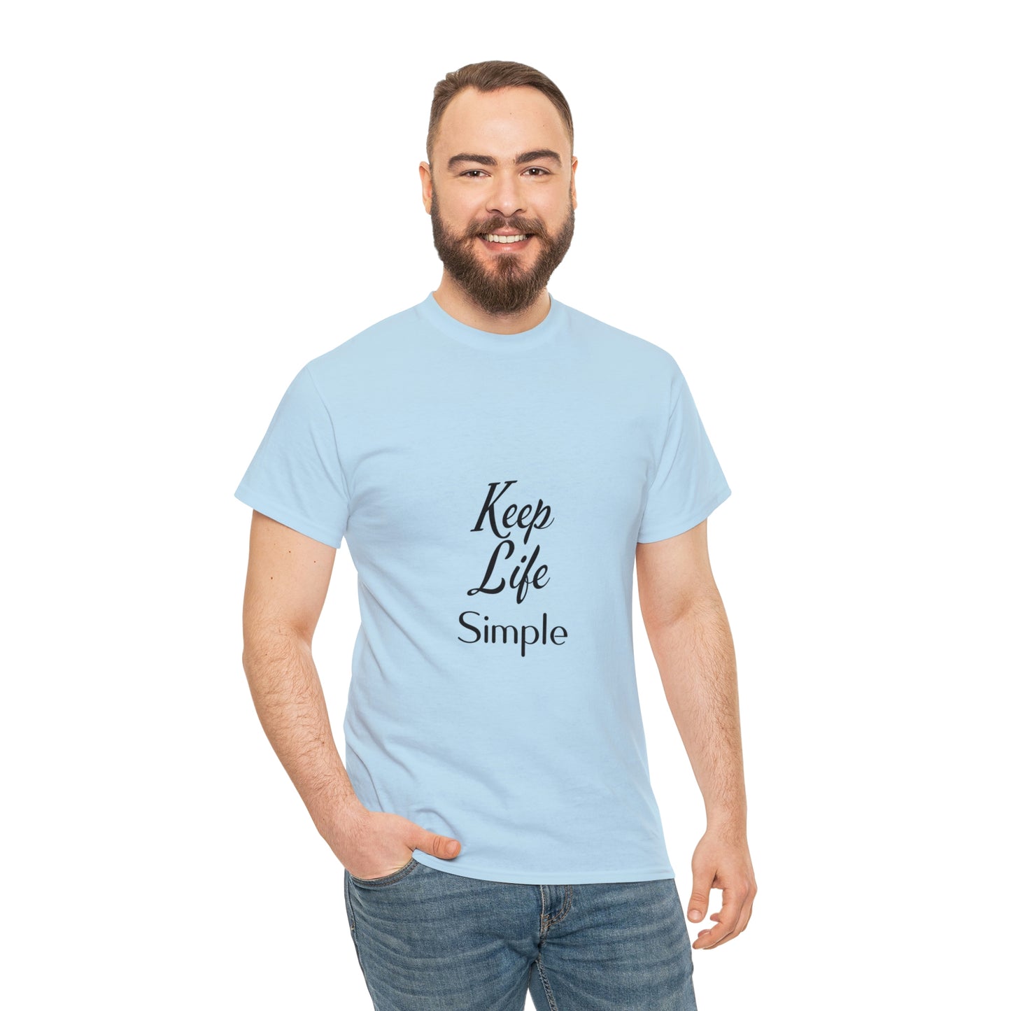 Keep Life Simple Unisex Heavy Cotton Tee
