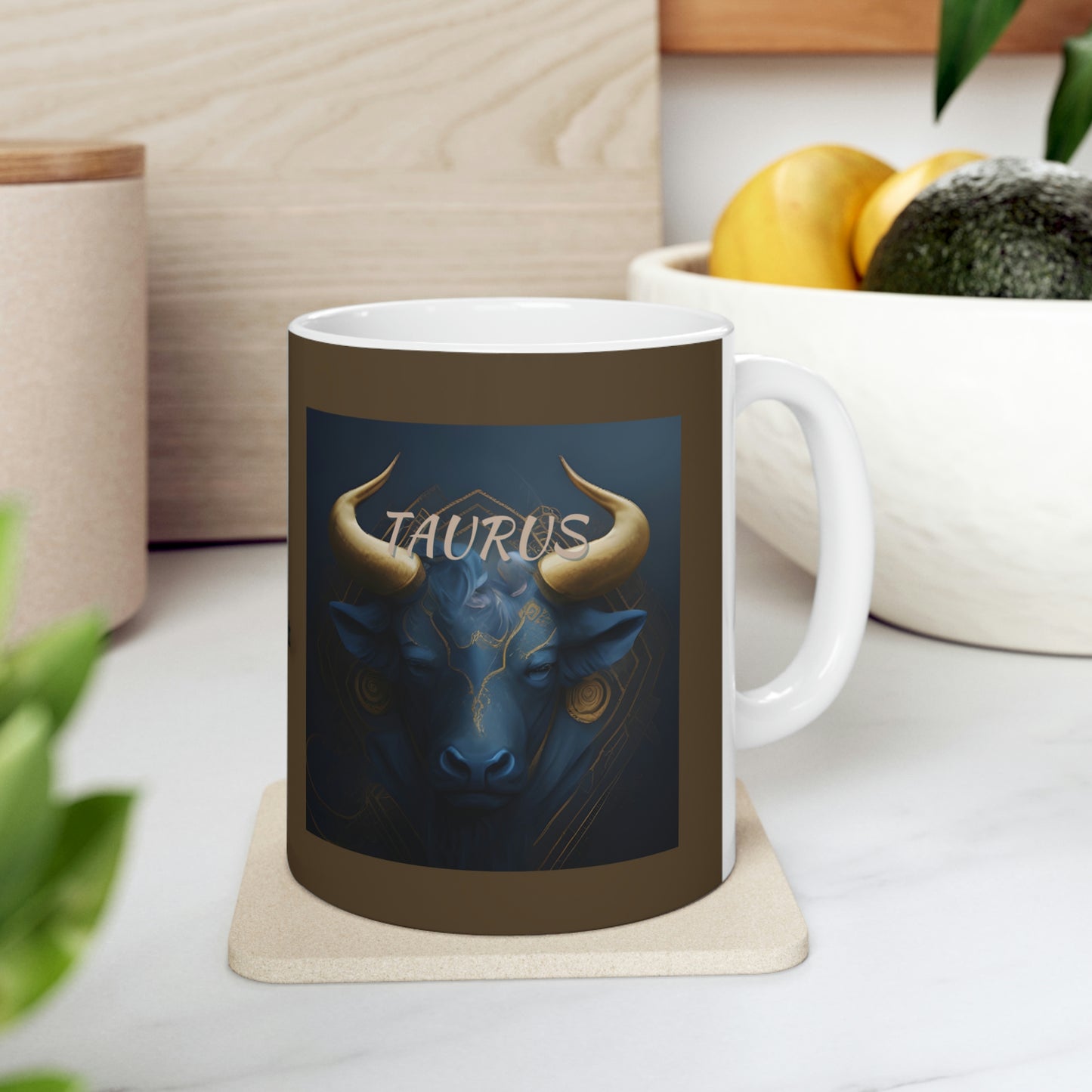 Taurus Ceramic Mug 11oz