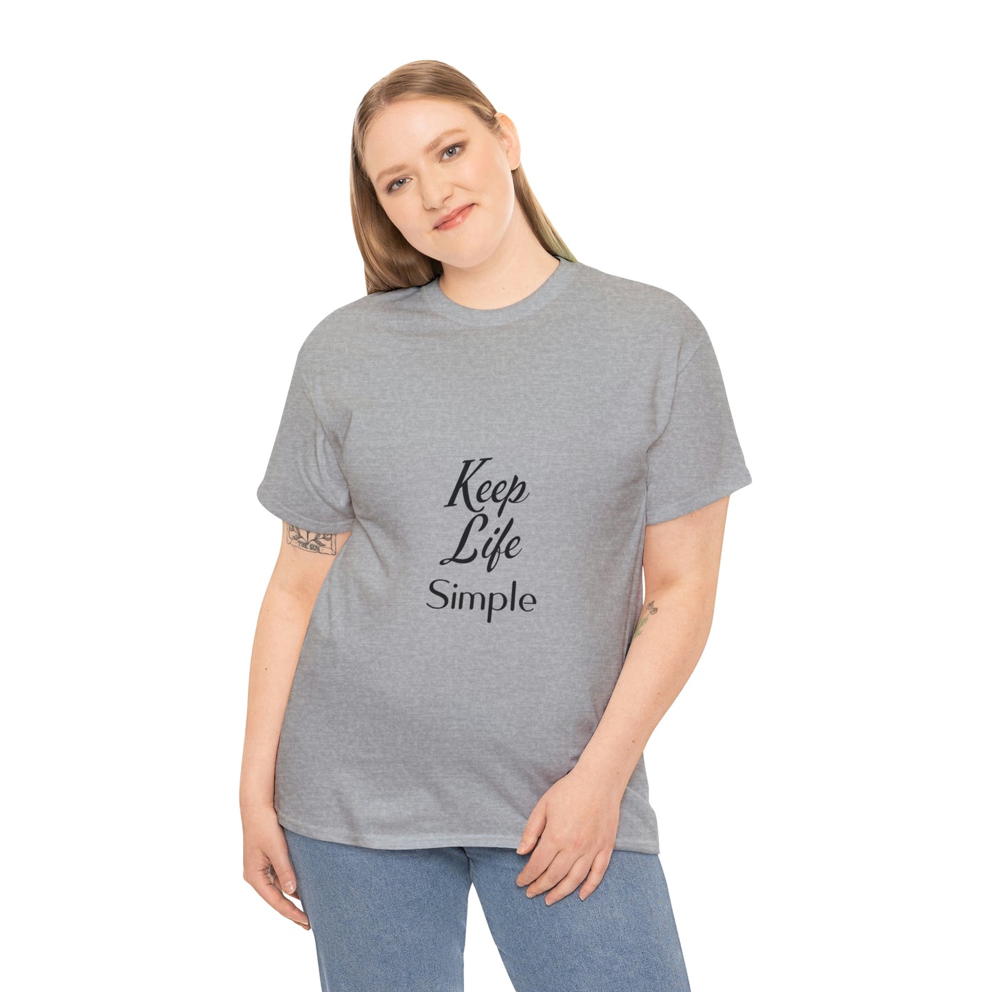 Keep Life Simple Unisex Heavy Cotton Tee