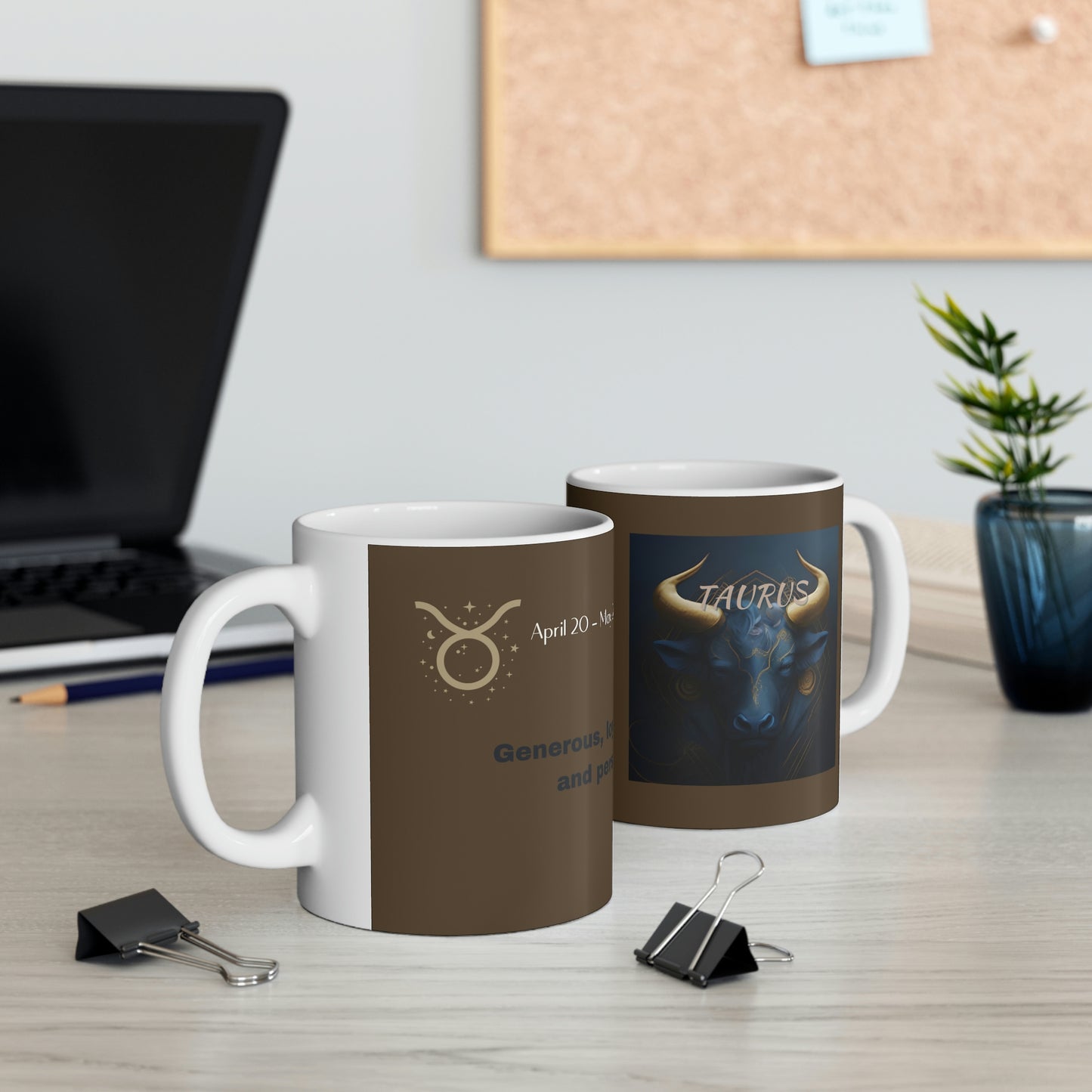 Taurus Ceramic Mug 11oz