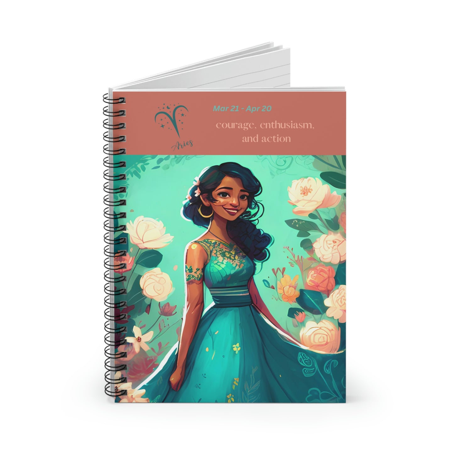 Astrology Collection (Aries) - Middle Eastern and Indian Culture Journal - Ruled Line