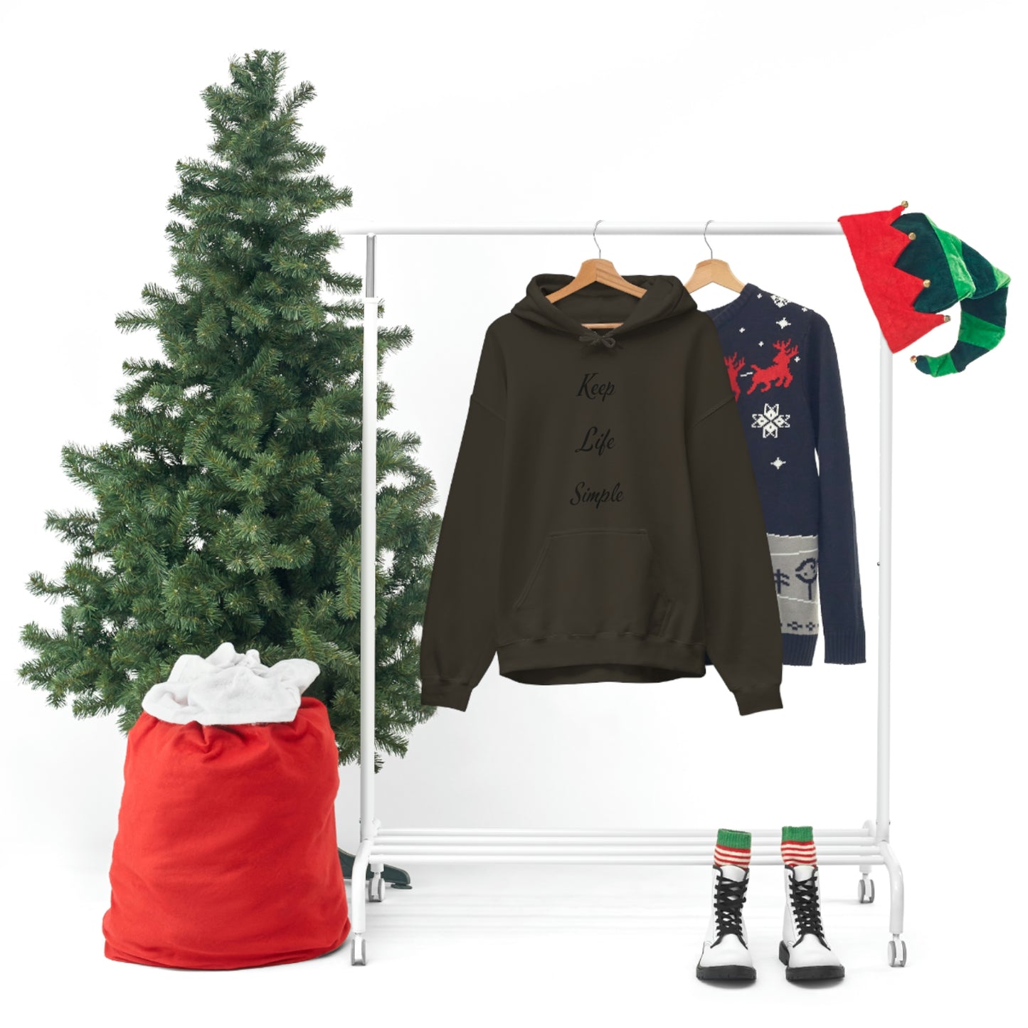 Keep Life Simple Hooded Sweatshirt