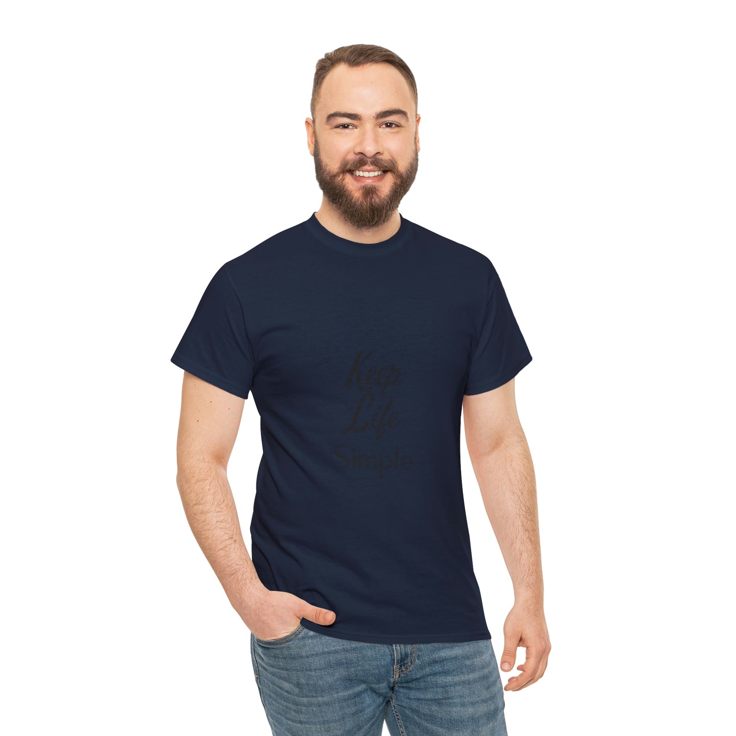 Keep Life Simple Unisex Heavy Cotton Tee