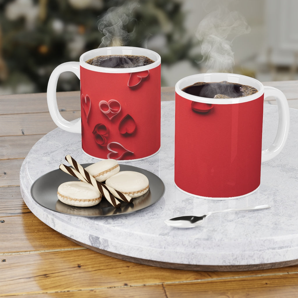 Hearts Ceramic Mugs (11oz / 15oz)