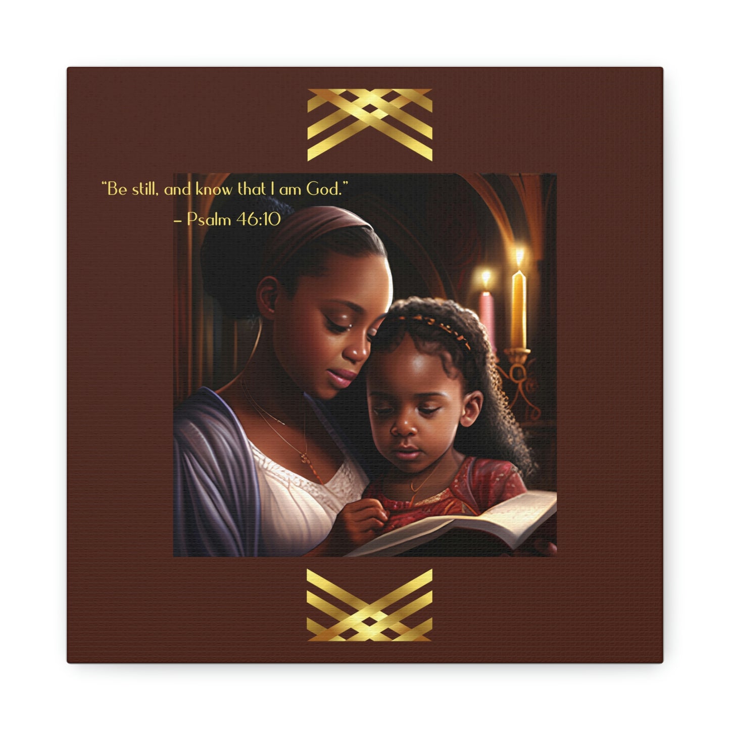 Mother and Daughter Praying