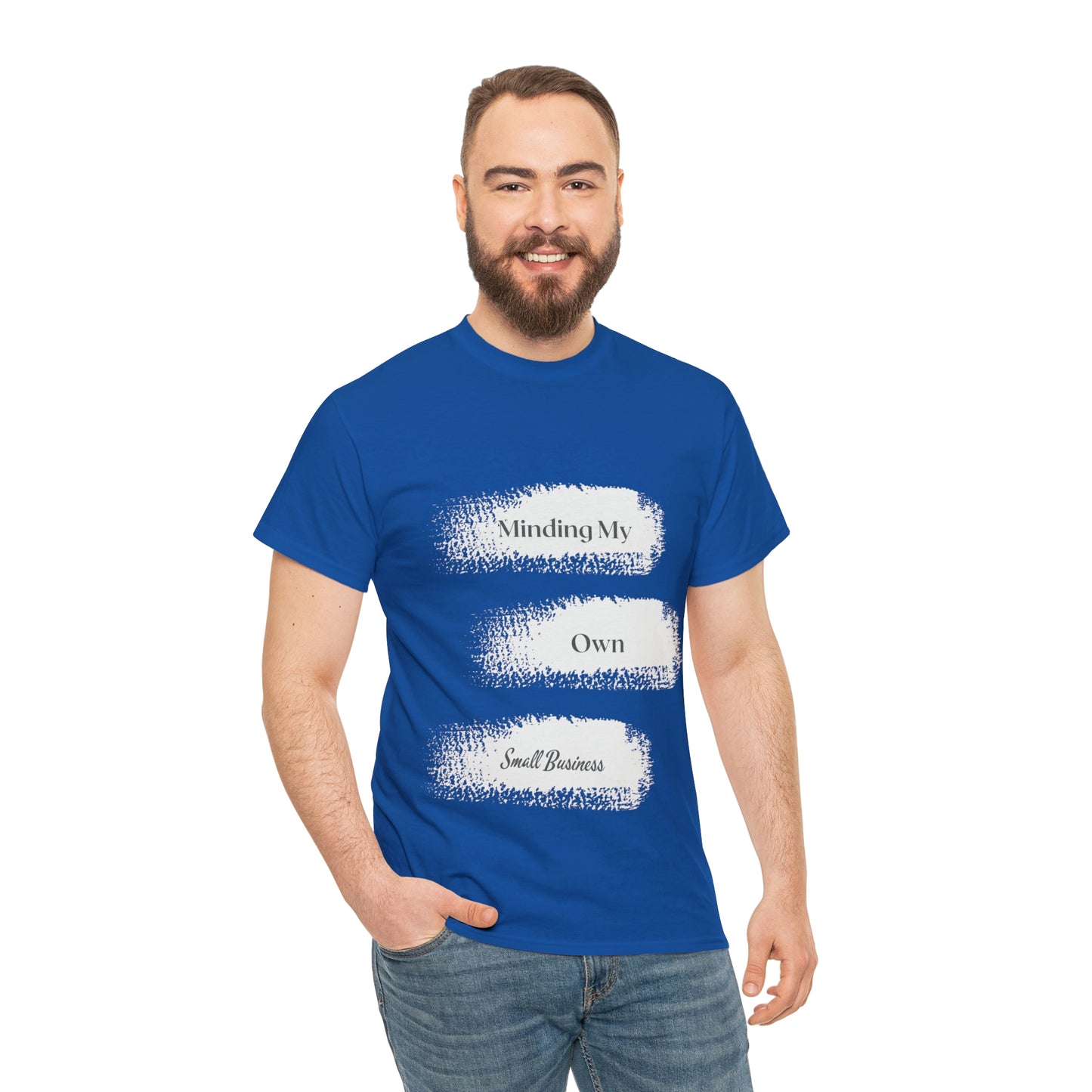 Minding My Own Small Business Unisex Heavy Cotton Tee