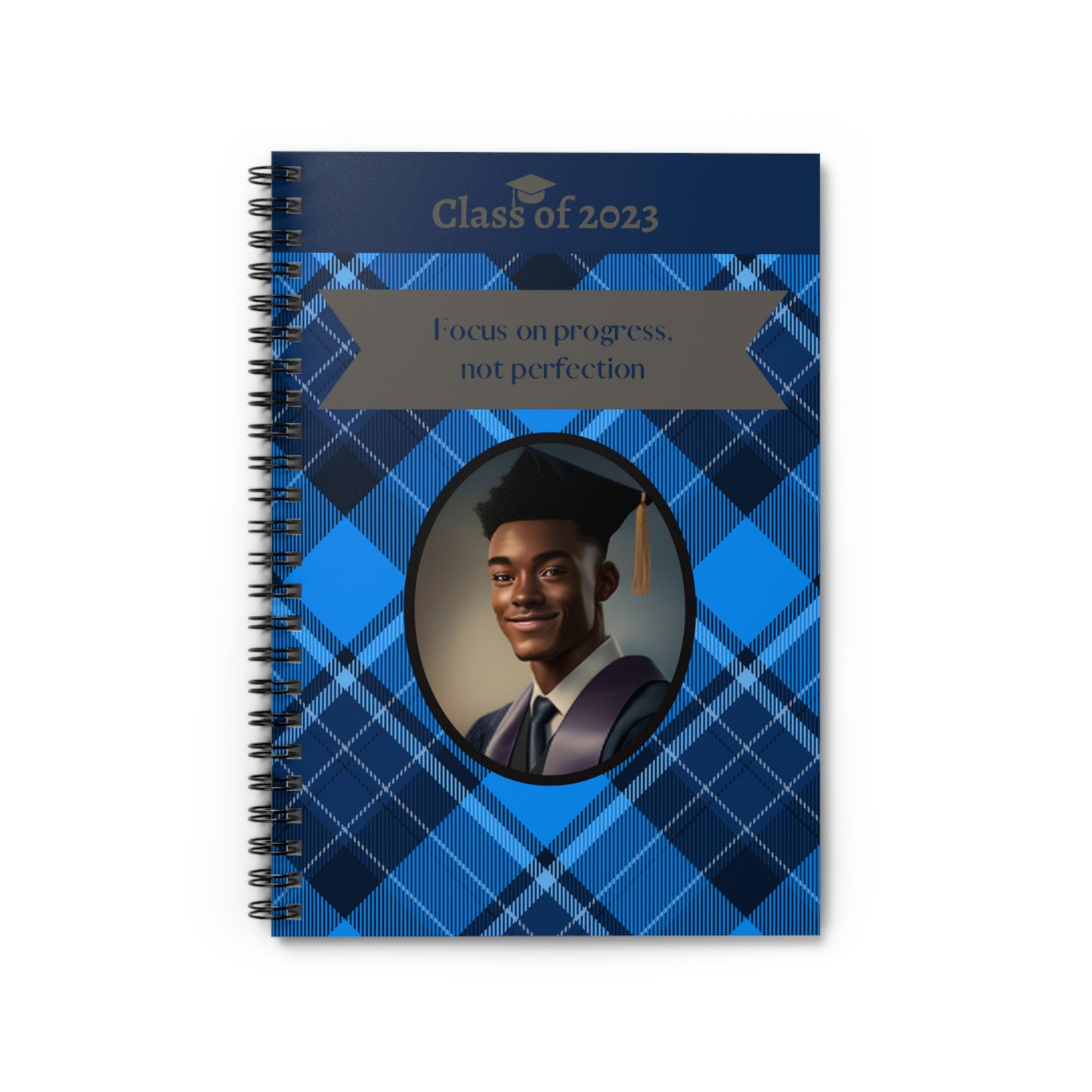 Class of 2023 Graduate Journal - (AA Young Man 1) - Ruled Line