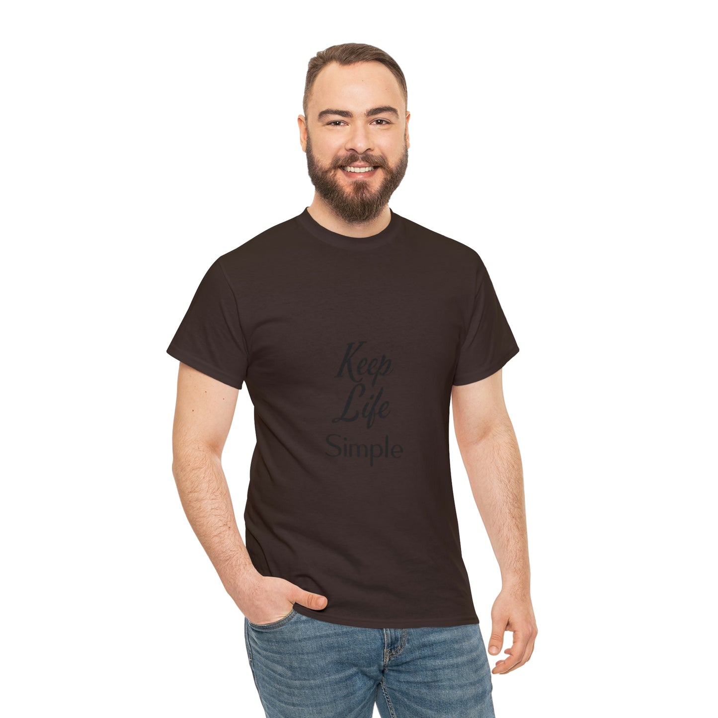 Keep Life Simple Unisex Heavy Cotton Tee