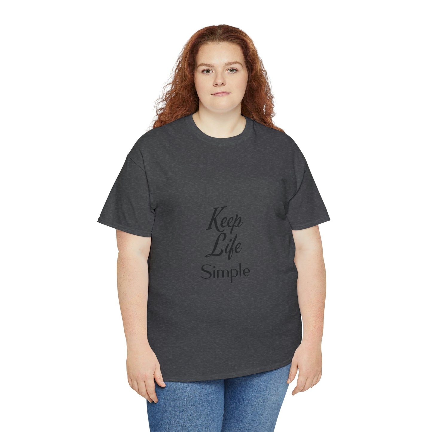 Keep Life Simple Unisex Heavy Cotton Tee