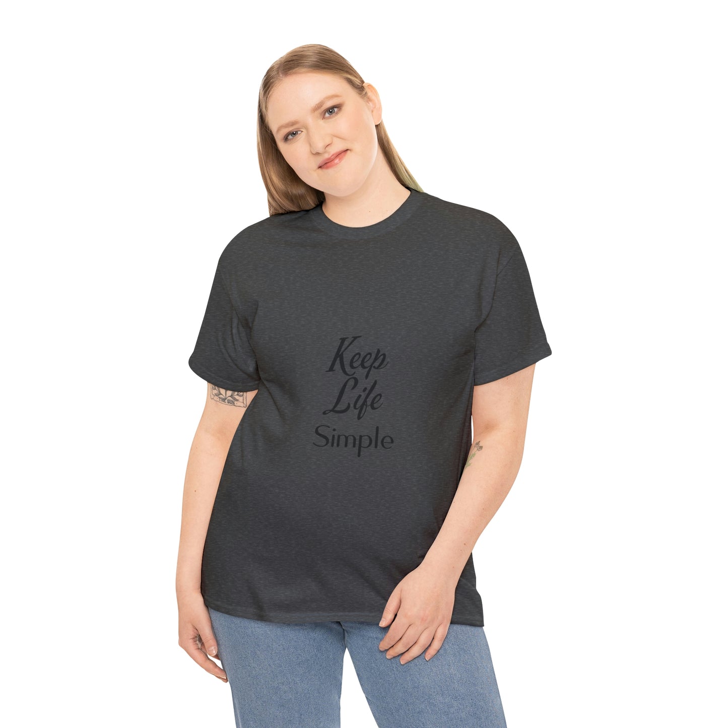 Keep Life Simple Unisex Heavy Cotton Tee