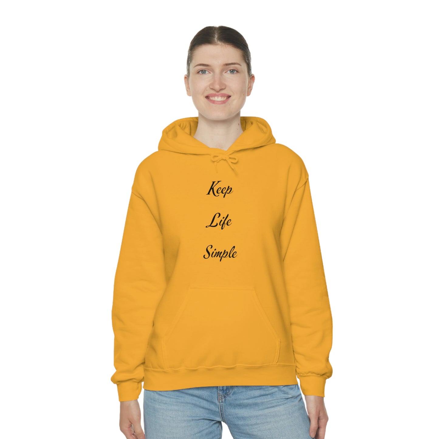 Keep Life Simple Hooded Sweatshirt