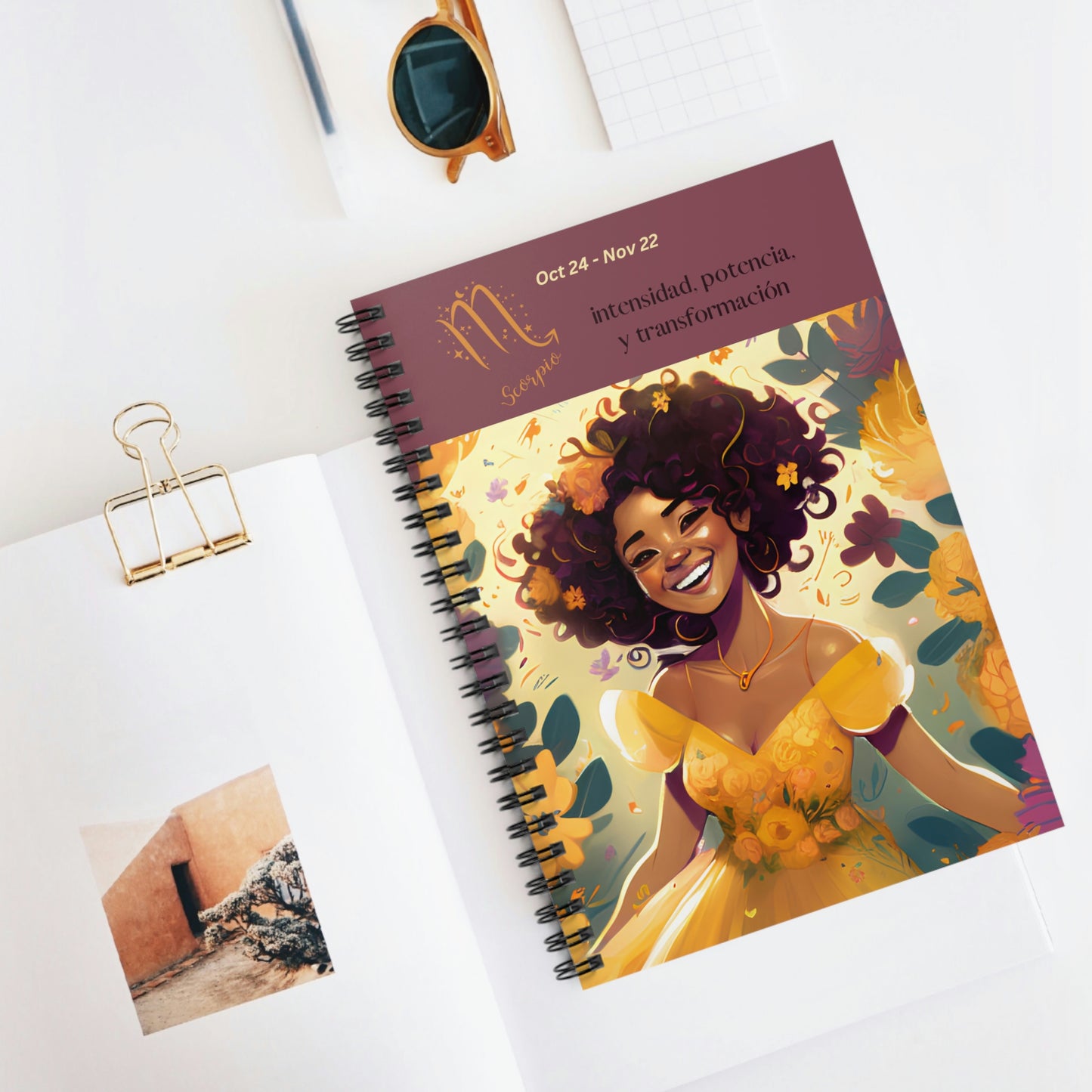 Astrology Collection (Scorpio) - Latina Culture Journal - Ruled Line