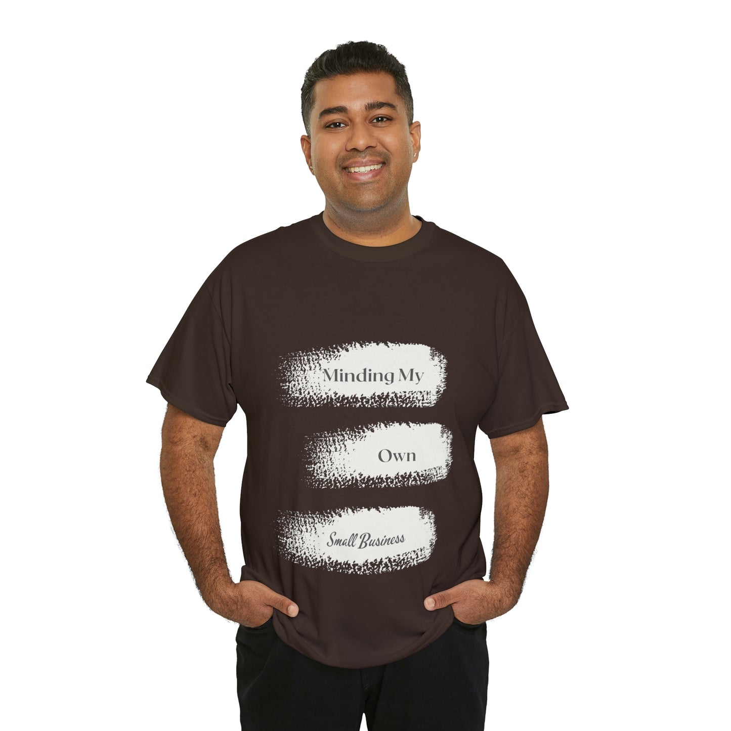 Minding My Own Small Business Unisex Heavy Cotton Tee