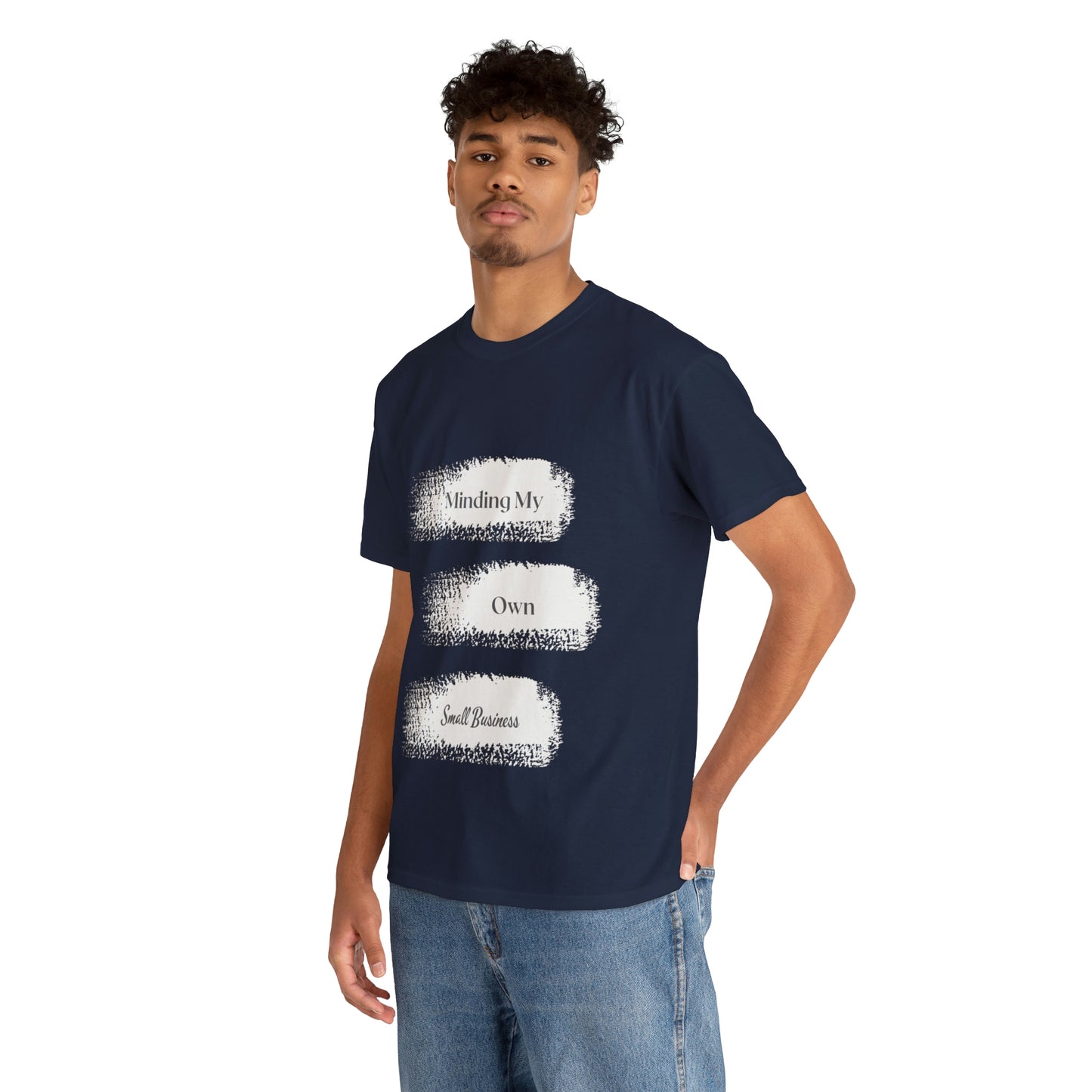 Minding My Own Small Business Unisex Heavy Cotton Tee