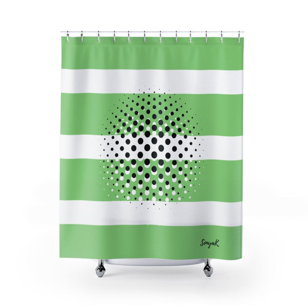 Mint Shower Curtain