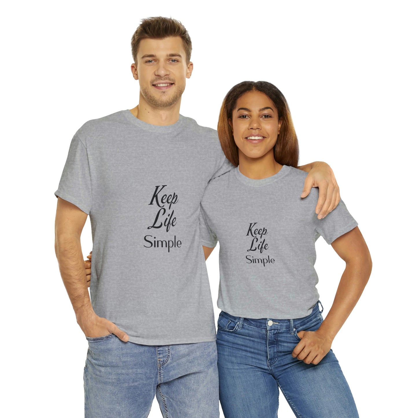Keep Life Simple Unisex Heavy Cotton Tee