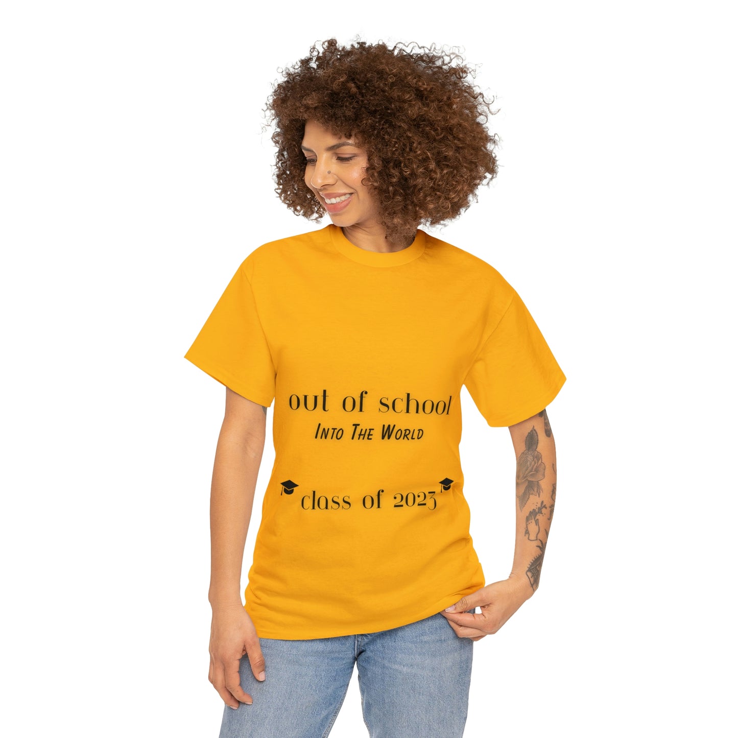 Out Of School Into The World T-shirt 2023 Graduation T-shirt