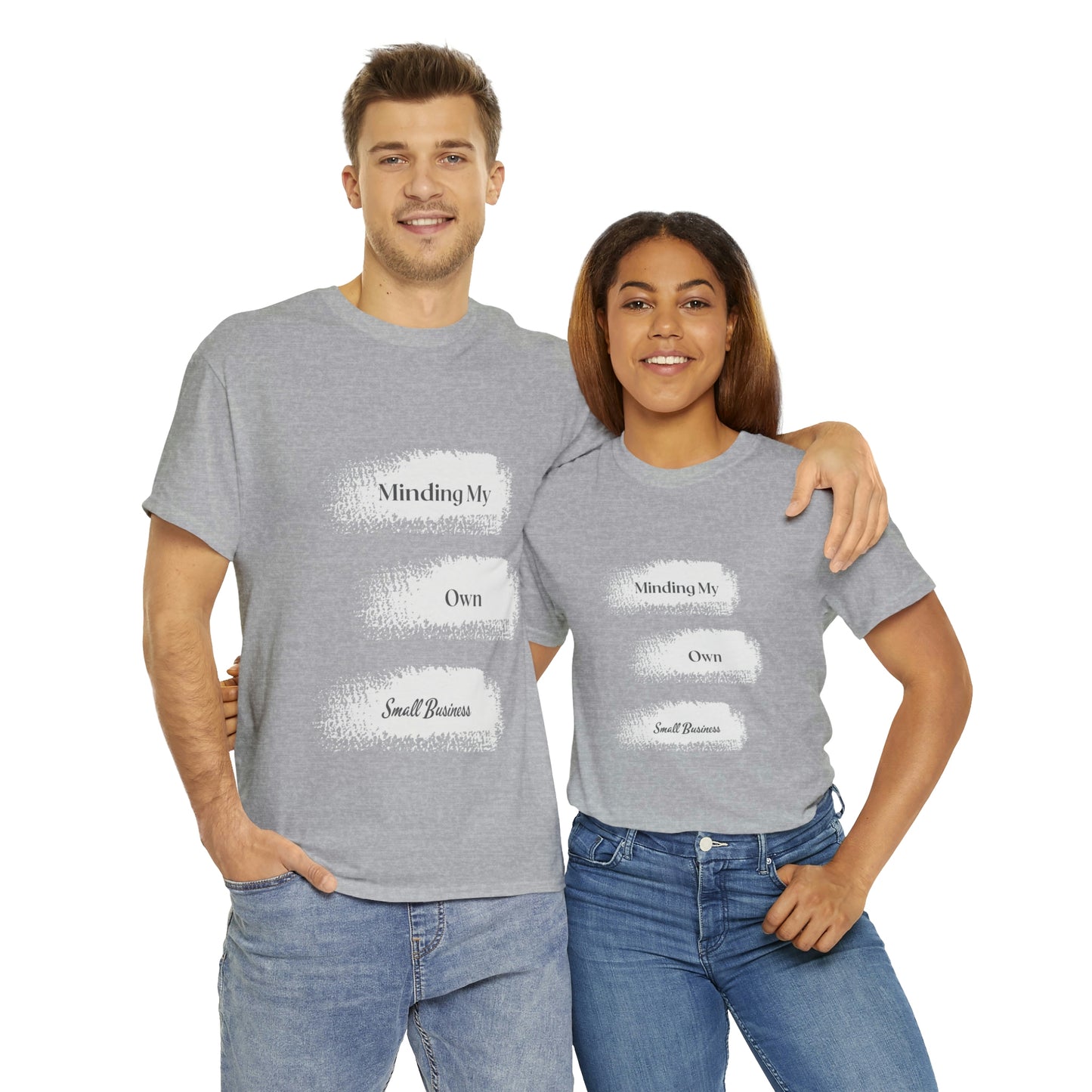 Minding My Own Small Business Unisex Heavy Cotton Tee