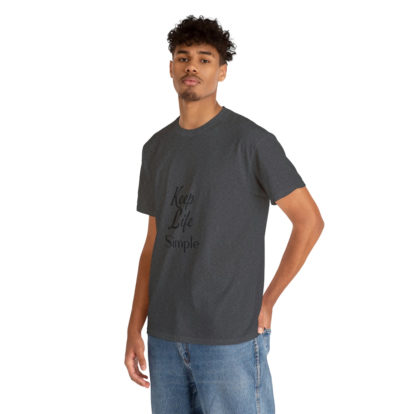 Keep Life Simple Unisex Heavy Cotton Tee
