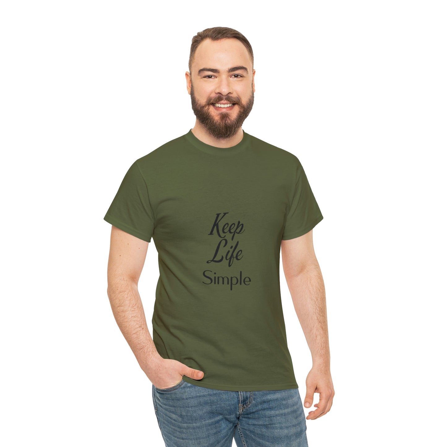 Keep Life Simple Unisex Heavy Cotton Tee