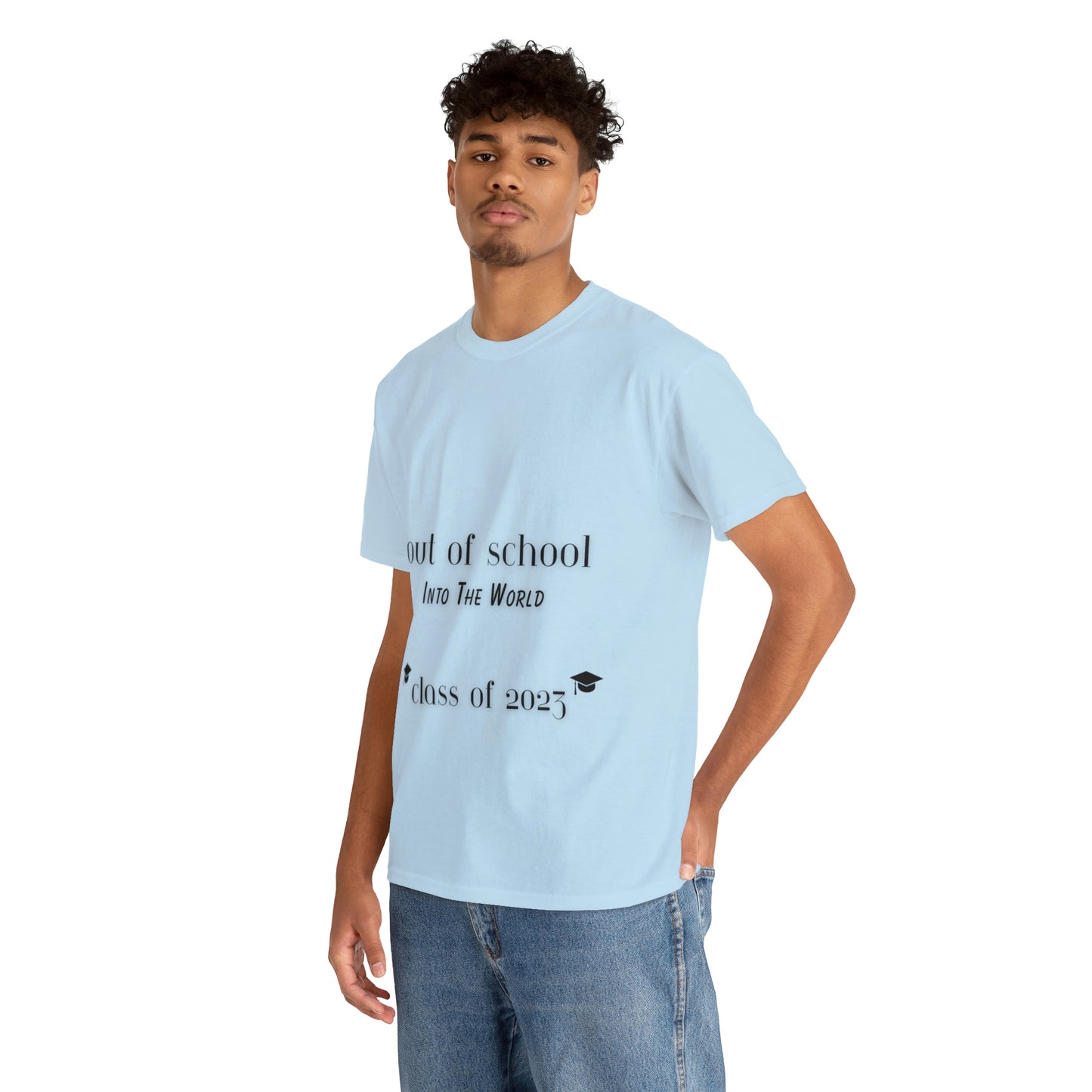 Out Of School Into The World T-shirt 2023 Graduation T-shirt