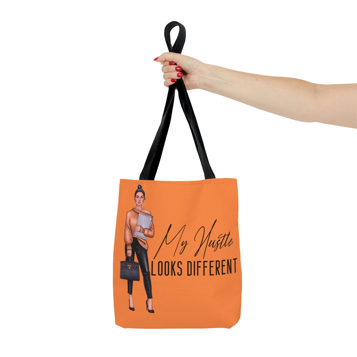 My Hustle Looks Different (Peach and Caucasian) Tote Bag