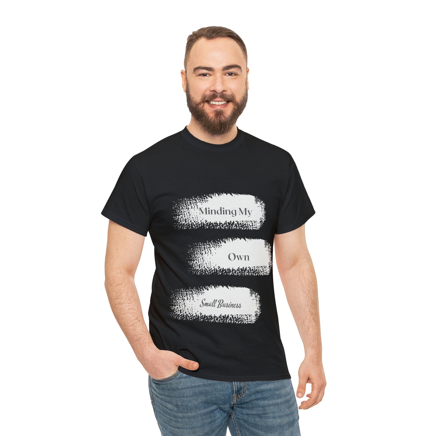 Minding My Own Small Business Unisex Heavy Cotton Tee