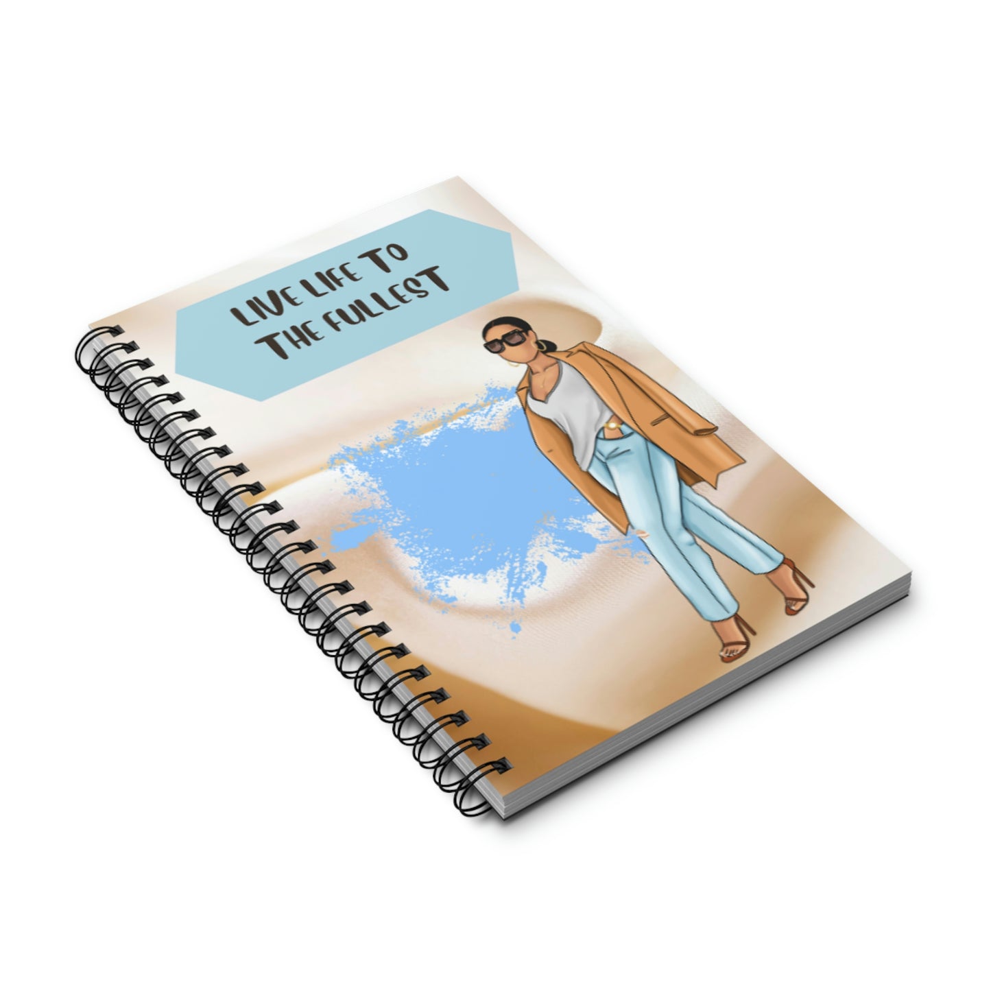 Live Life To The Fullest Spiral Journal