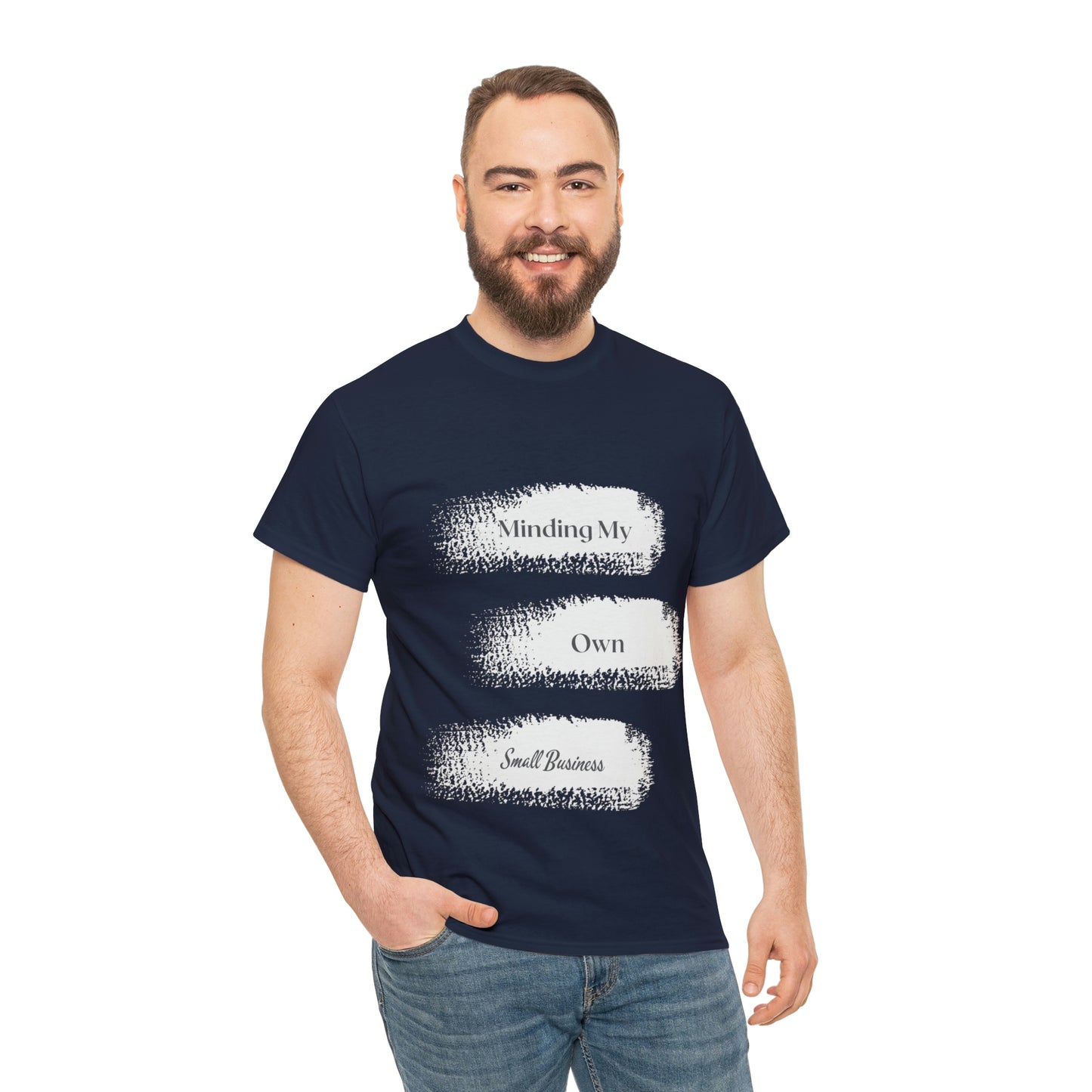 Minding My Own Small Business Unisex Heavy Cotton Tee