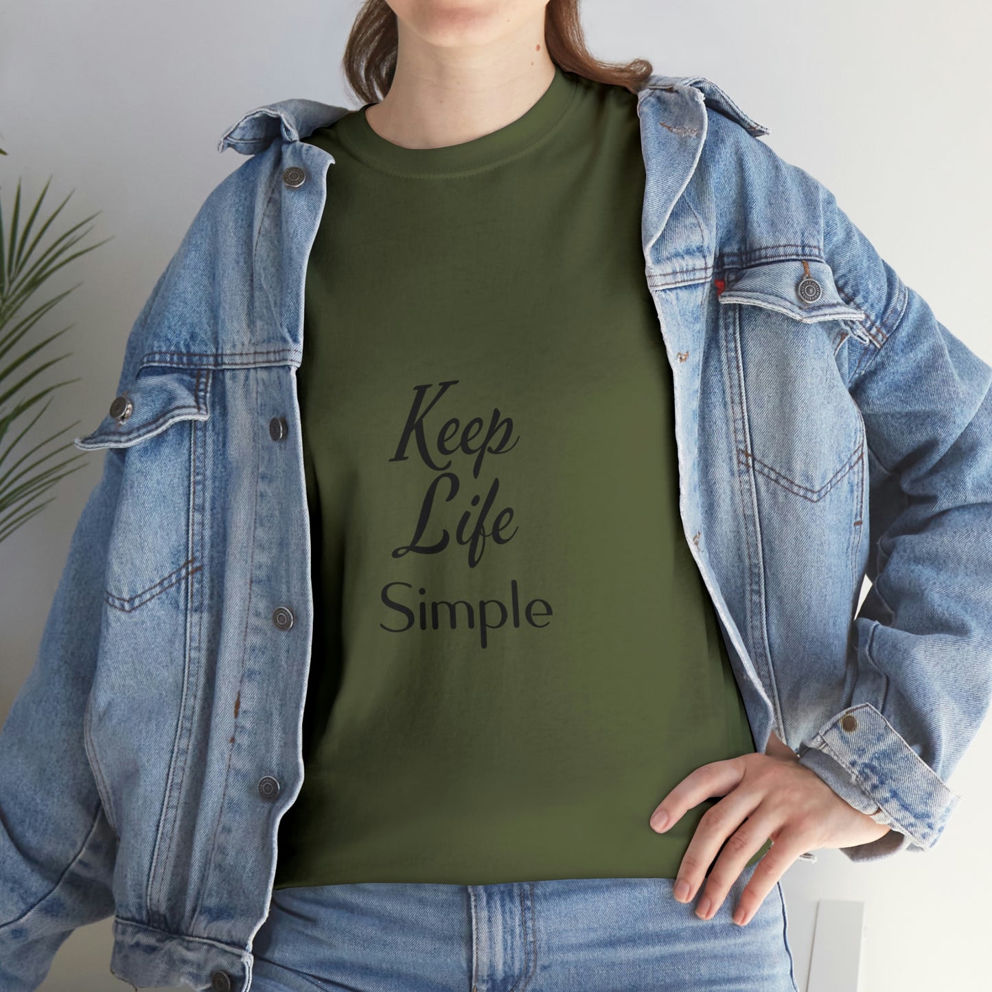 Keep Life Simple Unisex Heavy Cotton Tee