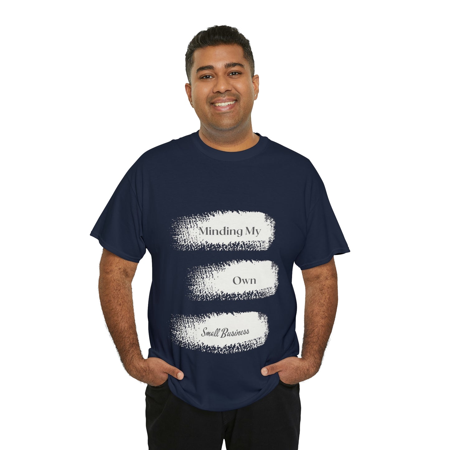 Minding My Own Small Business Unisex Heavy Cotton Tee