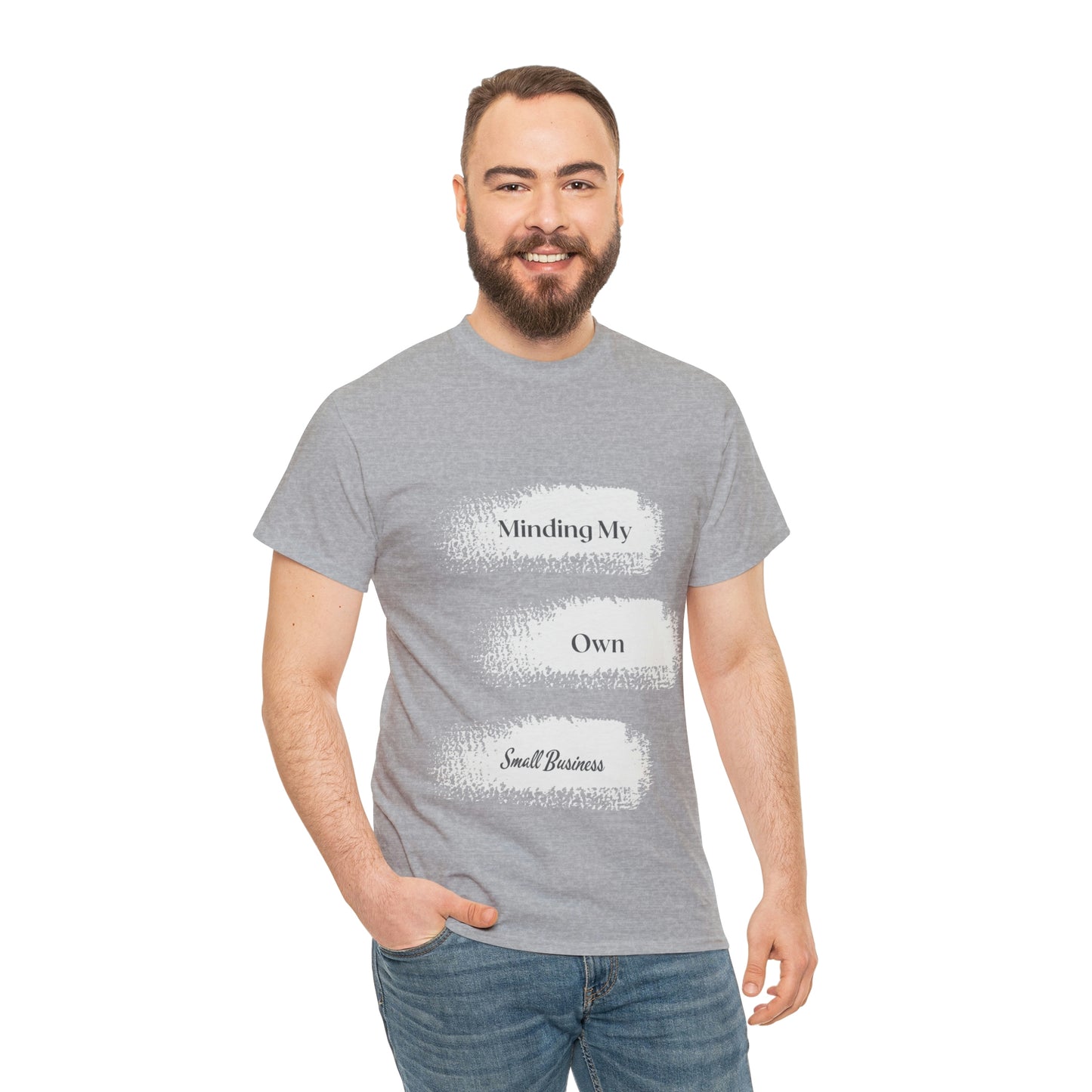 Minding My Own Small Business Unisex Heavy Cotton Tee