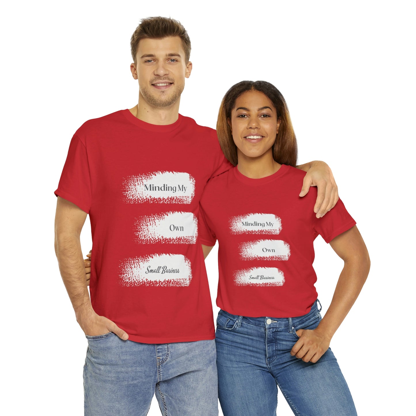 Minding My Own Small Business Unisex Heavy Cotton Tee