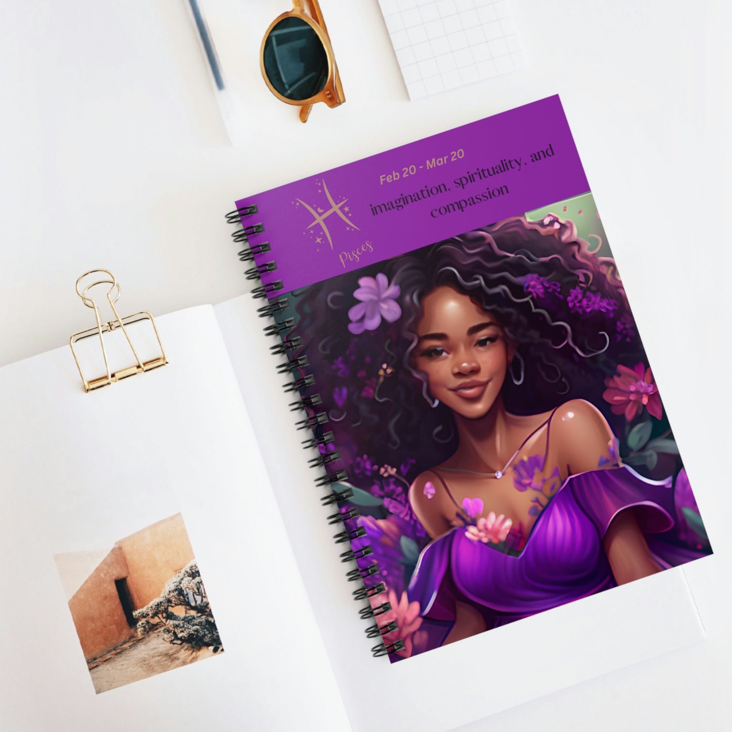 Astrology Collection (Pisces) - AA Culture Journal - Ruled Line