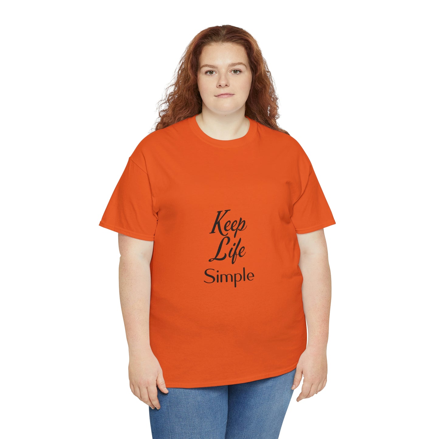 Keep Life Simple Unisex Heavy Cotton Tee
