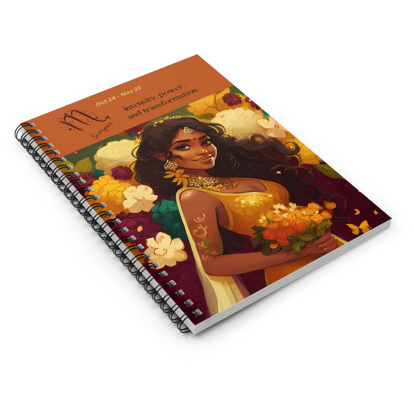 Astrology Collection (Scorpio) - Middle Eastern and Indian Culture Journal - Ruled Line