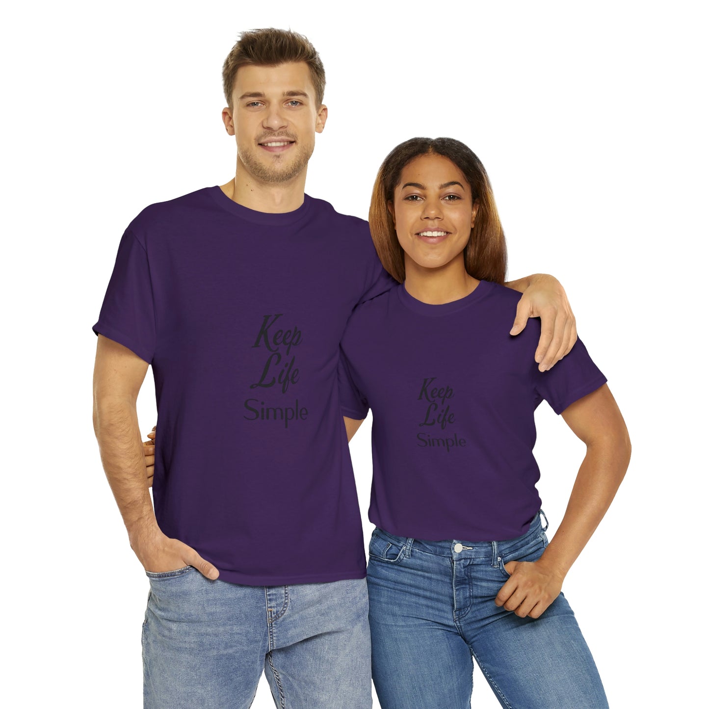 Keep Life Simple Unisex Heavy Cotton Tee