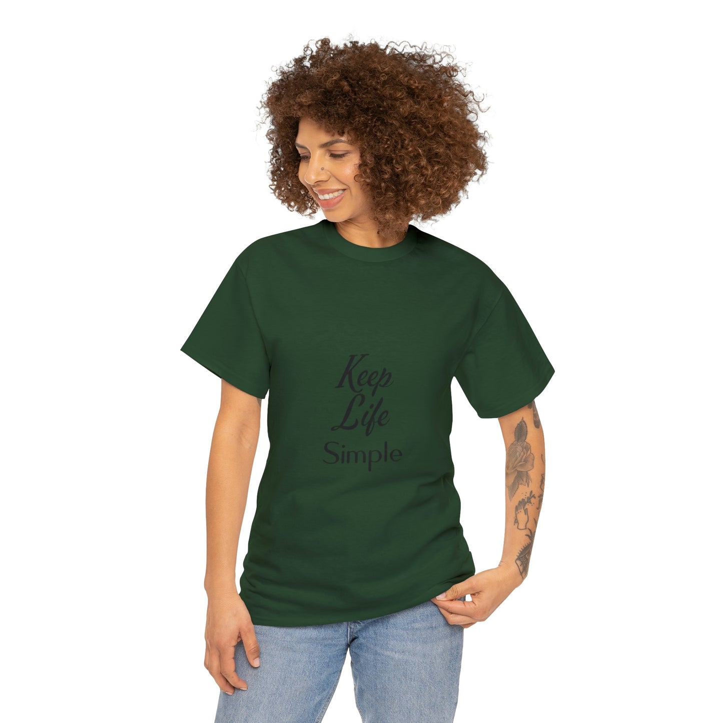 Keep Life Simple Unisex Heavy Cotton Tee
