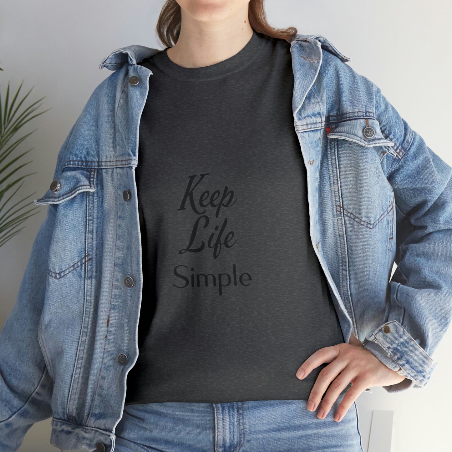 Keep Life Simple Unisex Heavy Cotton Tee