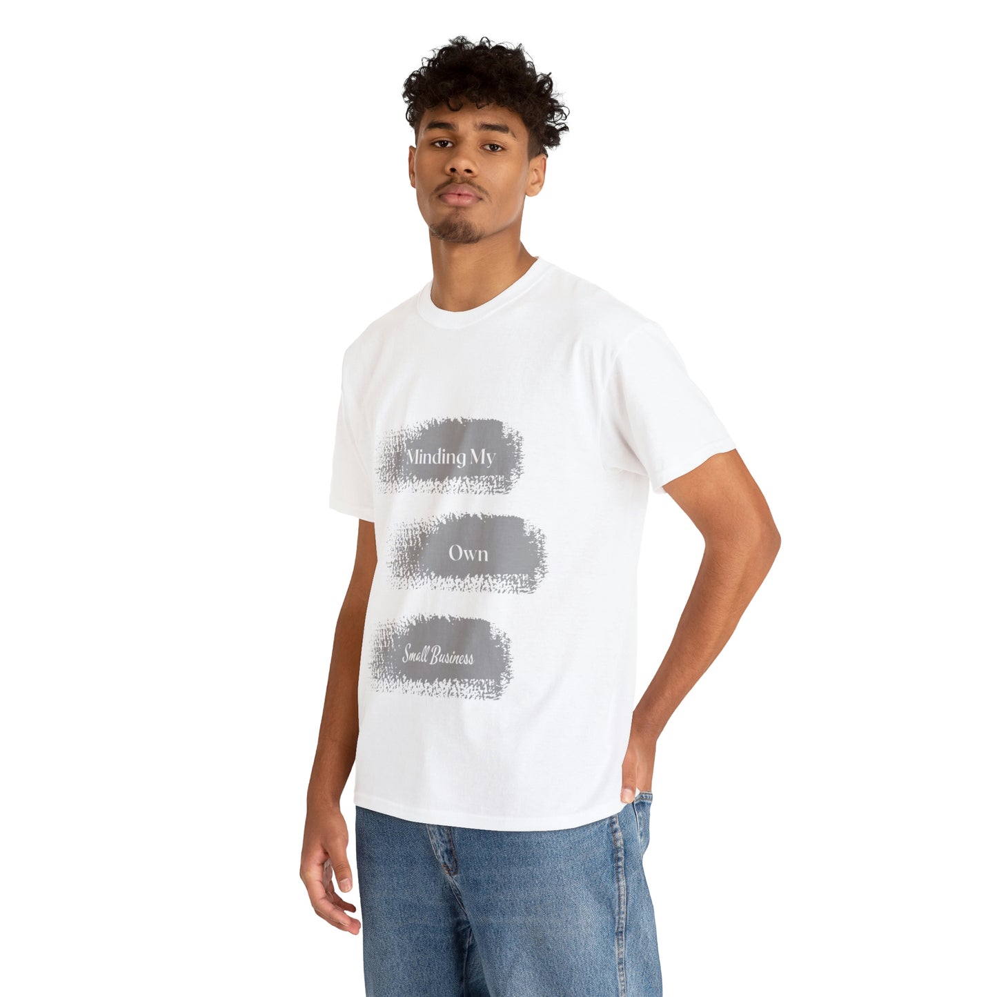 Minding My Own Small Business Unisex Heavy Cotton Tee