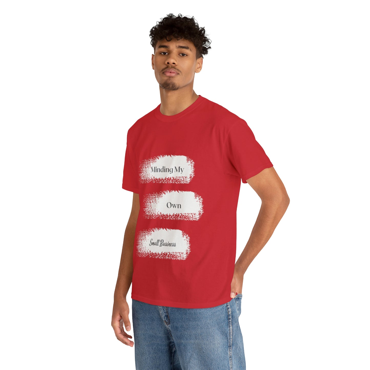 Minding My Own Small Business Unisex Heavy Cotton Tee