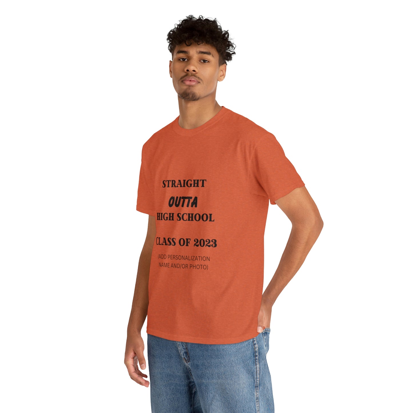 Straight Outta High School T-shirt 2023 Graduation T-shirt (PERSONALIZED)