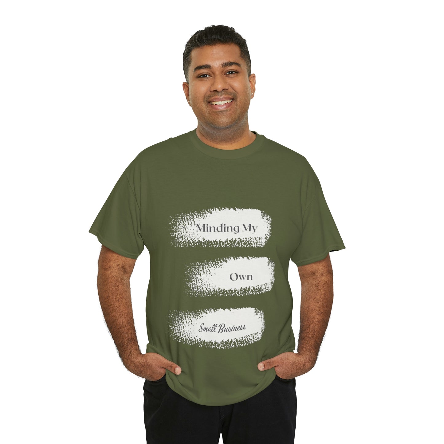 Minding My Own Small Business Unisex Heavy Cotton Tee